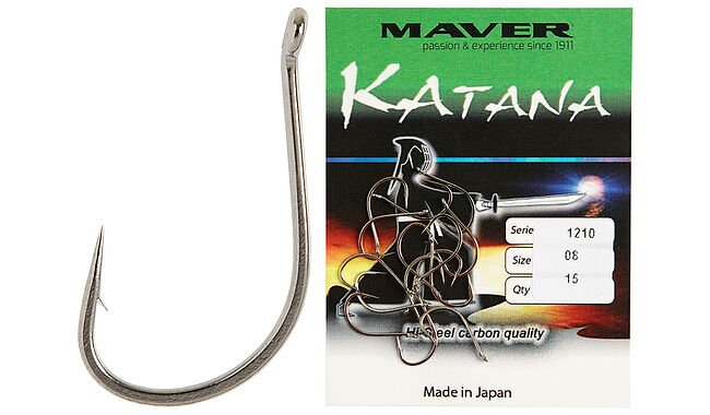 Крючок Maver Katana 1210A 08 15 шт - фото 1