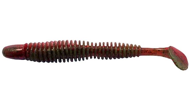 Силікон Reins Bubbring Shad 4" B20 Tomato Craw (6 шт/уп.) - фото 1
