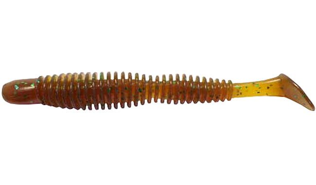 Силікон Reins Bubbring Shad 4" B20 Tomato Craw (6 шт/уп.) - фото 9
