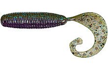 Твистер Reins Fat G-Tail Grub 4" 8 шт - фото 3