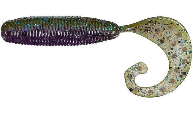Твистер Reins Fat G-Tail Grub 4" 8 шт - фото 3