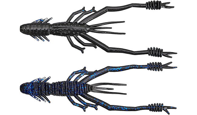 СилІкон Reins Ring Shrimp 4" B11 Blue Belly (6 шт/уп.) - фото 1