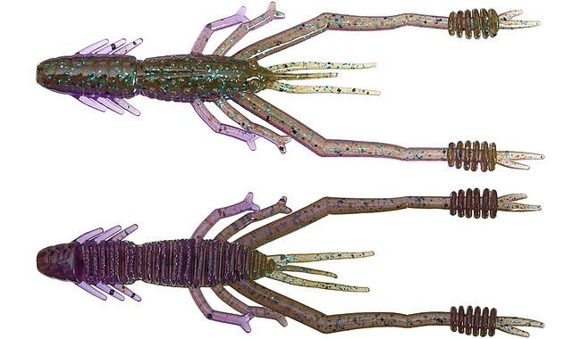 СилІкон Reins Ring Shrimp 4" B11 Blue Belly (6 шт/уп.) - фото 3