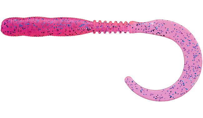 Силікон Reins Curly Curly 443 Pink Sardine (15 шт/уп.) - фото 1