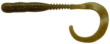 Силікон Reins Curly Curly 035 Green Sparkle (15 шт/уп.)