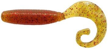 Силікон Reins Fat G-Tail Grub 3" 566 Motor Oil Red Flake (12 шт/уп.)