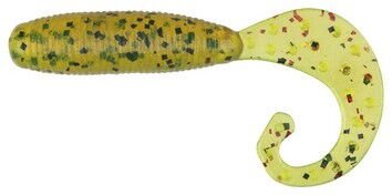 Силікон Reins Fat G-Tail Grub 3" B61 Chart Pepper/Motoroil Red Gold