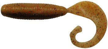 Силікон Reins Fat G-Tail Grub 3" B09 Smoke Mustard (10 шт/уп.)