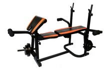 Скамья для жима WCG 0020 + Набор штанга и гантели на 60 кг - дополнительное фото 4