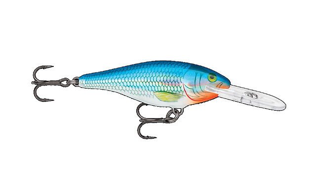 Воблер Rapala Shallow Shad Rap 70 мм 7 г - фото 8