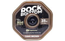 Повідковий матеріал RidgeMonkey Connexion Rock Bottom Tungsten Semi Stiff Coated Hooklink Camo Green 10m 25lb - фото 2