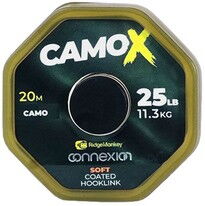 RidgeMonkey Connexion CamoX Soft Coated Hooklink 20 м 35lb/15,9 кг