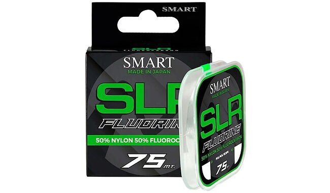 Леска Smart SLR Fluorine 75 м 0,18 мм 4,0 кг - фото 1