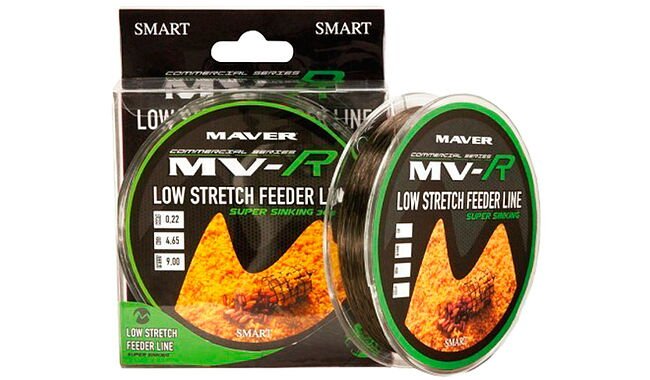 Леска Smart MV-R Low Stretch Feeder Line 300 м 0,28 мм 8,02 кг - фото 1