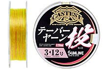 Волосінь Sunline Castest Tapered 170m конусна 0.285-0.570mm 6.0kg - фото 1