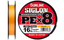 Шнур Sunline Siglon PE х8 150 м #0,8/0,153 мм 12lb/6,0 кг - фото 1