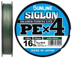Шнур Sunline Siglon PE н4 150 м #2,0/0,242 мм 35lb/15,5 кг