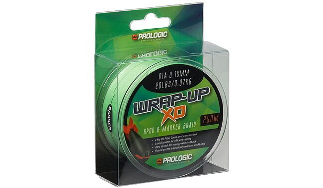 Шнур Prologic Wrap-Up XD - Spod & Marker Braid Extra Distance 250 м 0,16 мм 9,07 кг - фото 1
