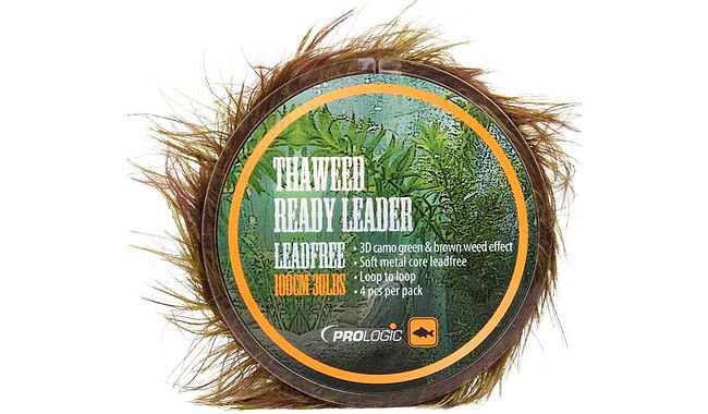 Лідкор Prologic ThaWeed Ready Leader 100cm 40lbs NL 4pcs - фото 1