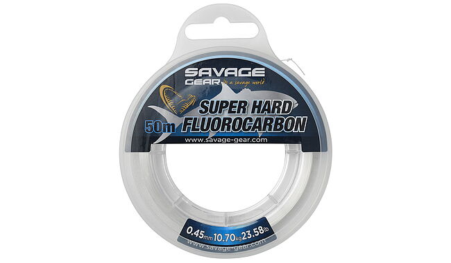 Флюорокарбон Savage Gear Super Hard 50 м 0,45 мм 10,70 кг - фото 1