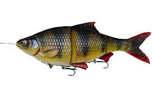 Силікон Savage Gear 4D Line Thru Roach S 250mm 216.0g Perch - фото 1