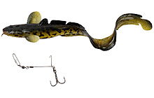 Твистер Savage Gear 3D Burbot FS 250 мм 75 г 1 шт - дополнительное фото 2