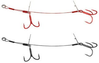 Монтаж Savage Gear Carbon 49 Double Stinger #3/0 15 см 23 кг 2 шт