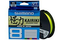 Шнур Shimano Kairiki 8 PE (Yellow) 150m 0.19mm 12.0kg - фото 1