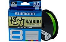 Шнур Shimano Kairiki 8 PE 150 м 0,06 мм 5,3 кг - фото 2