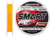 Шнур Favorite Smart PE 4x 150м (оранж.) #3.0/0.296мм 15.5кг - фото 1