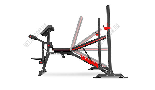 Скамья HS-1095 + Набор Hop-Sport Strong 108 кг - дополнительное фото 6
