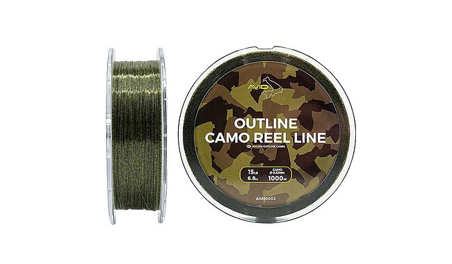 Леска Avid Carp Outline Camo Reel Line 1000 м 0,31 мм 5,4 кг - фото 1