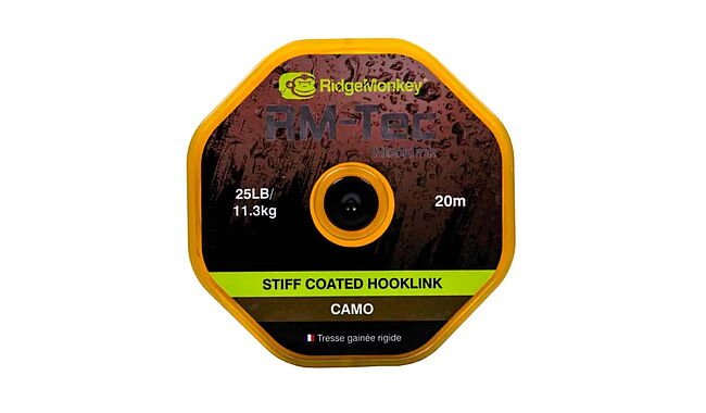 Поводковый материал RidgeMonkey RM-Tec Stiff Coated Hooklink 20 м 35lb - фото 1