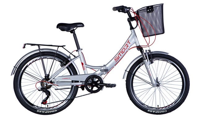 Велосипед Formula Smart AM 7 24" с корзиной - фото 1