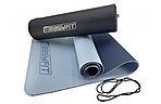 Коврик для фитнеса и йоги EasyFit TPE+TC 6 мм - дополнительное фото 1
