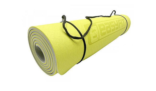 Коврик для фитнеса и йоги EasyFit TPE+TC 6 мм - фото 2