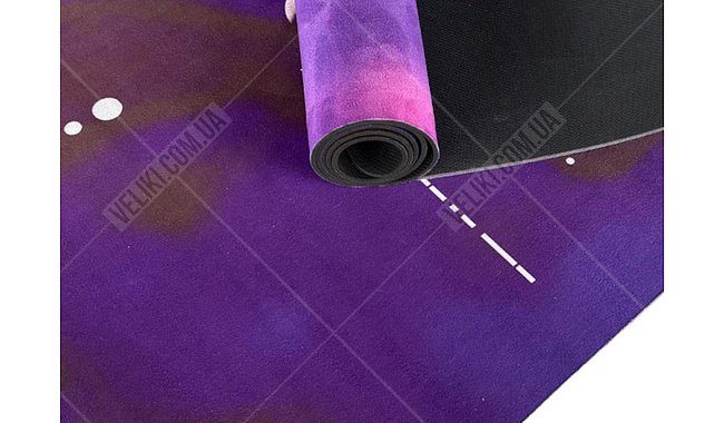 Килимок для йоги EasyFit BlueMoon 3 мм - дополнительное фото 2