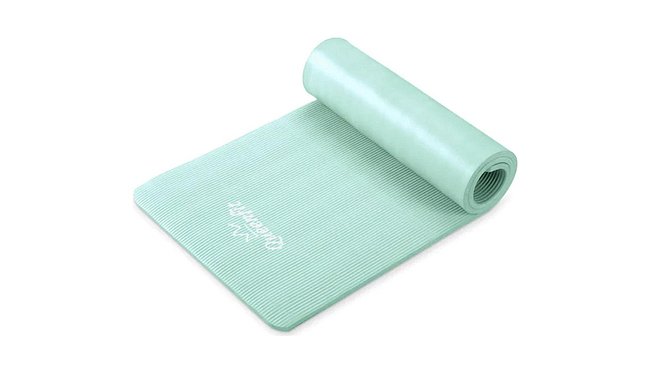 Коврик для фитнеса и йоги Queenfit NBR 15 мм - фото 2