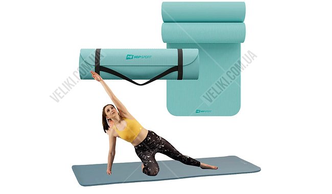 Килимок для йоги Hop-Sport HS-NB010GM 10 мм - дополнительное фото 17
