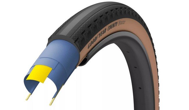 Покришка Goodyear County 700x35C Tubeless Complete - дополнительное фото 2