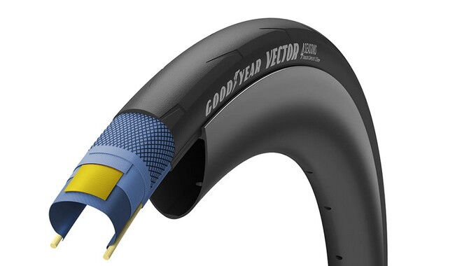 Покришка Goodyear Vector 4Seasons 700x28C Tubeless Complete - дополнительное фото 1