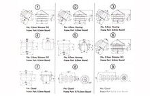 Заглушки и направляющие в раму Jagwire - дополнительное фото 1