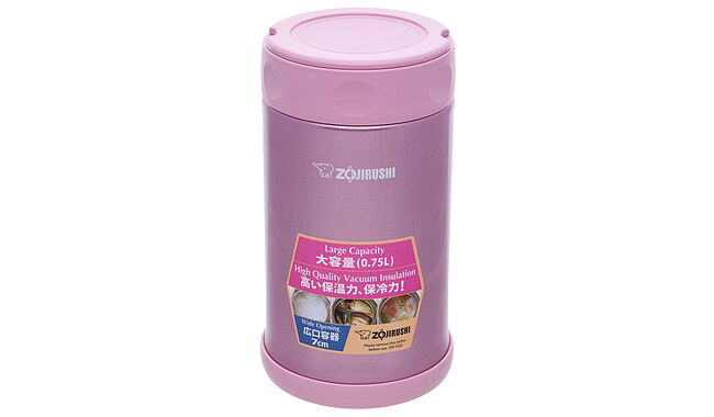 Харчовий термоконтейнер ZOJIRUSHI SW-FCE75PS 0.75l Рожевий - фото 1
