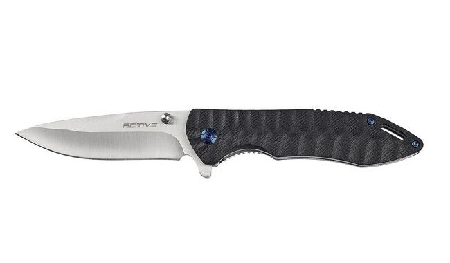 Ніж Active Feather, Марка сталі - 3Cr13MoV, Матеріал руків’я - G10, Довжина загальна - 199 мм, Довжина клинка - 84 мм. Вага - 108 г - фото 1