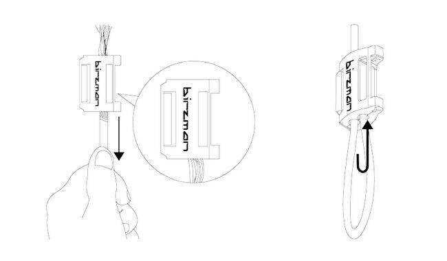 Фіксатори для тросів Birzman Cable Cocoon - дополнительное фото 2
