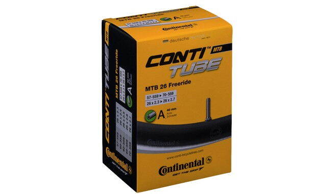 Камера 26" Continental MTB Freeride 57-559->70-559 Schrader 40 мм - фото 1