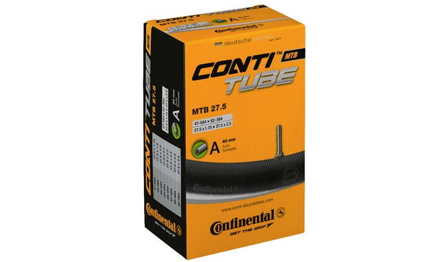 Камера 27.5" Continental MTB 47-584->62-584 Schrader 40 мм - фото 1
