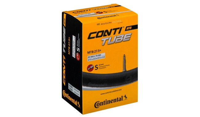 Камера 27.5" Continental MTB 65-584->70-584 Presta 42 мм - фото 1