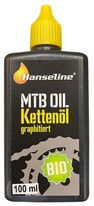 Смазка цепи Hanseline MTB-Oil Graphitier Bio 100 мл
