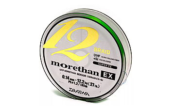 Шнур Daiwa Morethan 12BEX+Si 135 м #1,2 0,14 мм 12,2 кг
